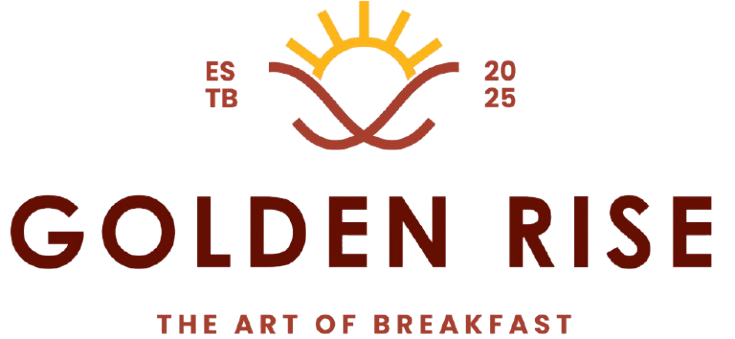 Logo del proyecto GOLDEN RISE The Art Of Breakfast 
